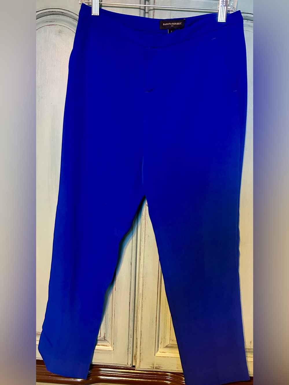 Banana Republic Cobalt Blue Slim Ankle Pants